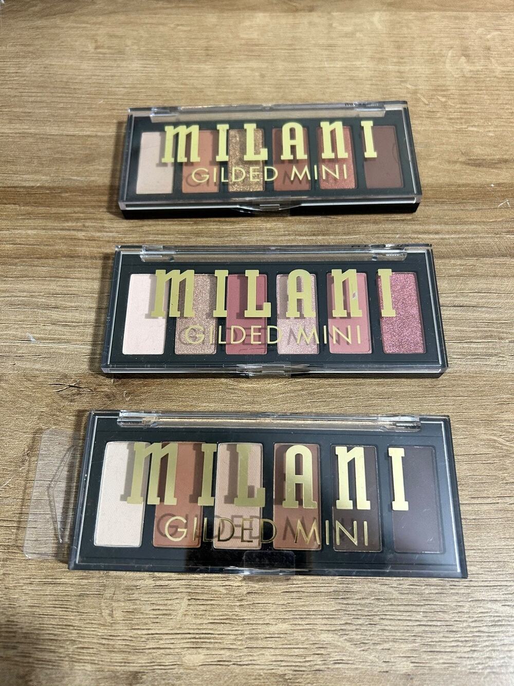 Milani Gilded Mini Eyeshadow Palette New & Sealed (3 Assorted) 110 130 120 New